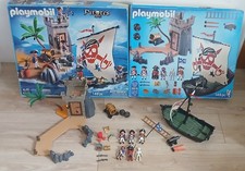 ☠️ Playmobil Pirates 5919 – Forteresse des soldats et bateau pirate – avec boîte
