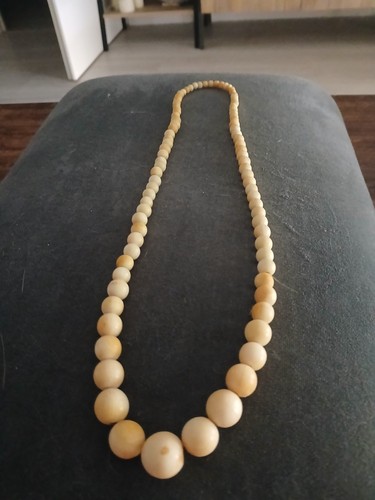 Collier perles ancien - collier,