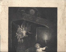 1863 Eau forte Les Souliers de