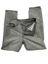 JEAN GRIS CLAIR  LEVI'S COUPE 501 FEMME  T. US 25 FR 36  COUPE SLIM TAILLE HAUTE