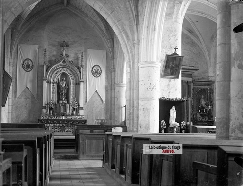 Intérieur église avec - intérieur,