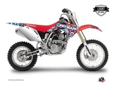 Kit Deco Moto Cross Freegun Eyed Honda 125 CR Rouge Bleu