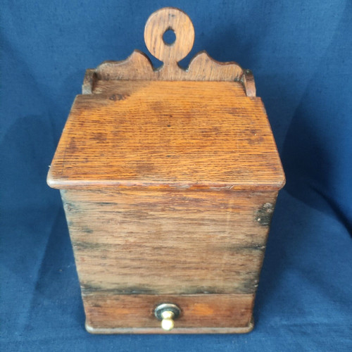 Ancienne boite sel bois - ancienne, en