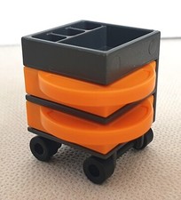 SERVANTE CAISSON A ROULETTES POUR SALON DE COIFFURE 4413 PLAYMOBIL...