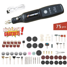 Outil Rotatif Multifonction Rechargeable Mini Perceuse Bricolage Modélisme