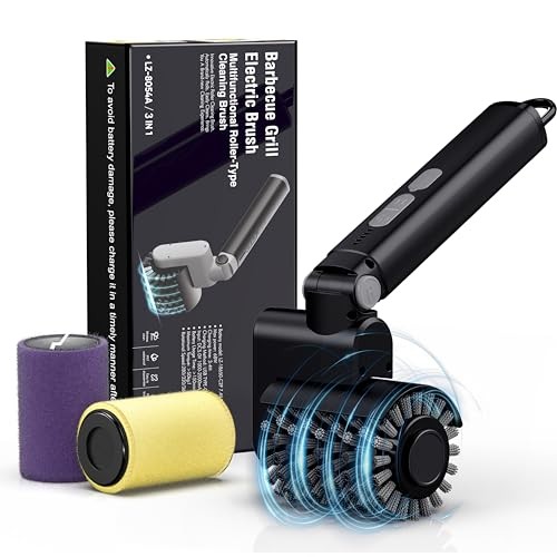 Electric grill brush cordless - grill,