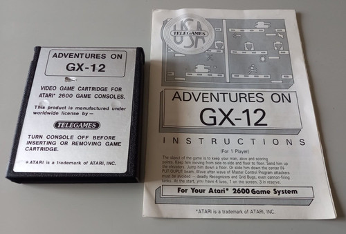 Jeu atari 2600 adventures on - jeu,