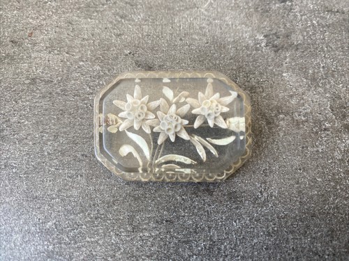 Ancienne broche plexi - ancienne,