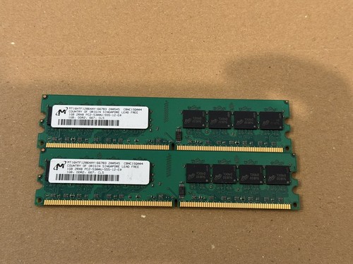 Barrette ram 2go ddr2 1go - 2go, 2x