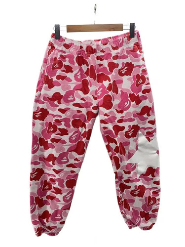 Bathing ape pantalon rose xl - bathing,