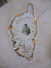 cendrier vide poche souvenir de CORSE Napoléon BONAPARTE , vintage , porcelaine