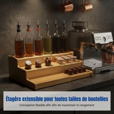 Étagère à épices bambou