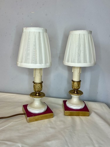 Paire petites lampes de - paire,