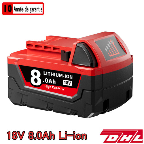 M18 18v 0ah li - b6, 8.0ah