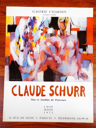 Affiche art claude schurr - affiche,