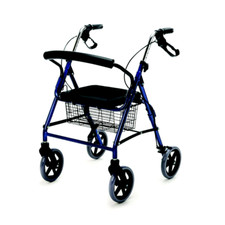 KSP Déambulateur pliable CA882L pour personnes âgées et handicapées, 4 roues