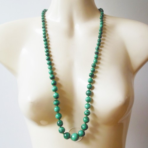 Ancien collier malachite cm - malachite, 73
