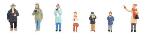 Visiteurs marché noël - visiteurs,