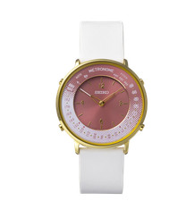 Montre SEIKO Metronome SMW002B Casual Line or rose avec boîte unisexe