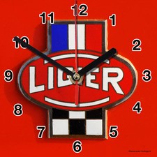 ANTIQUE LIGIER LOGO WALL CLOCK