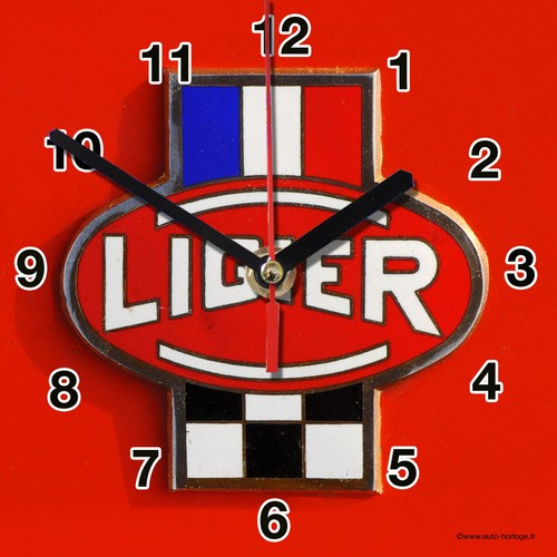 Antique ligier logo wall clock - antique,