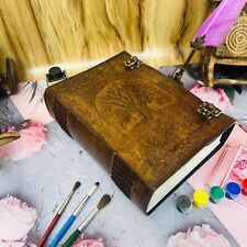 620 Page Grand Antique Cuir Journal Arbre De Vie Livre De Ombres Grimoire