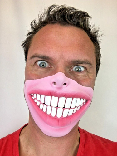 Drôle big dents masque - dents,