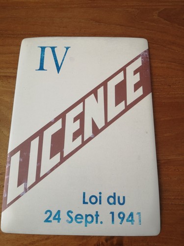 Plaque licence décoration - iv,