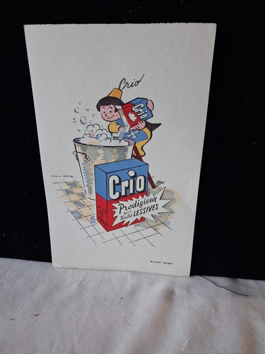 Buvard publicitaire crio - ,