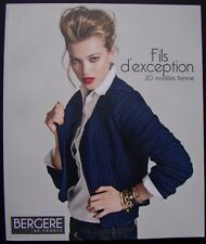 § livre tricot BERGERE DE FRANCE 20 modèles femme en fils d'exception