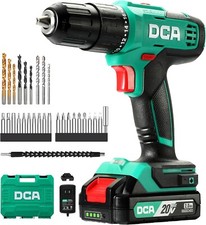 perceuse à percussion sans fil 20V, 40 Nm, mandrin auto 13mm, 2vit var,DCA