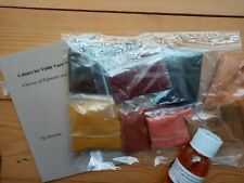Vernis Coloriage Kit, 8 Pigments, Livre Et Lin Huile Pour Luthier Violon / Cello