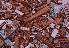 LEGO Vrac 250g Marron, marron foncé 100% Lego Brique Construction jeu collection