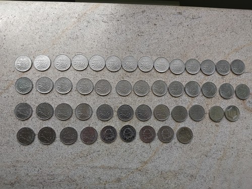 Lot pièces 1 franc - de,