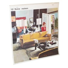 Affiche scolaire vintage