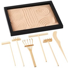 8 Pcs Mini Zen Garden Kit for