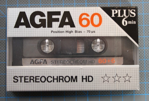 Cassette audio tape - tape, agfa