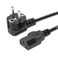 CABLE CORDON ALIMENTATION 1,7m à 2m Projecteur, PC, ECRAN, IMPRIMANTE, TV