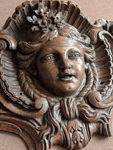 Bois sculpté rocaille