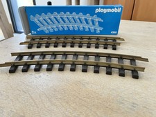 Playmobil 4368 - 2 x rails courbe - 30° R= 600 mm   - Vintage