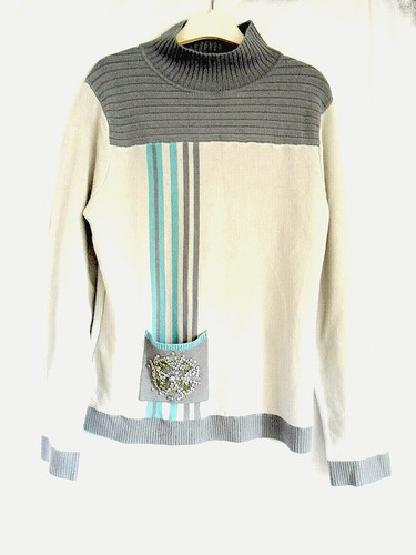 Pull saison neuf - 1/2, col
