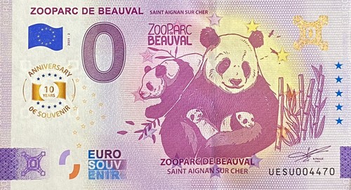 Billet euro zoo parc de - 0,