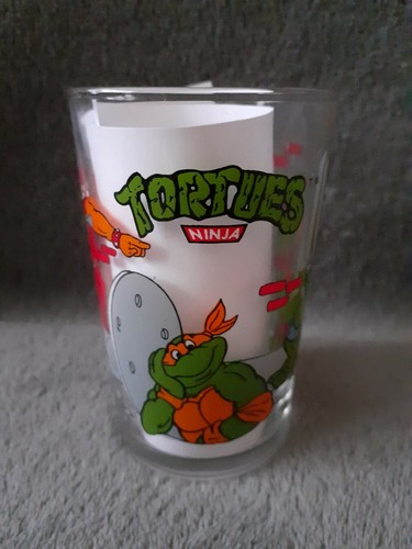 Verre moutarde tortues - verre,