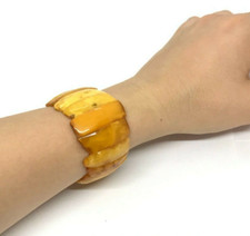 Ancien BRACELET AMBRE Vintage