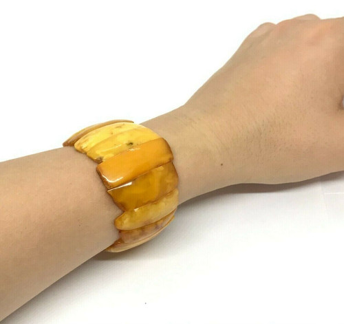 Ancien bracelet ambre vintage - ancien,