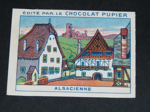 Chromo chocolat pupier 1930 - chromo,