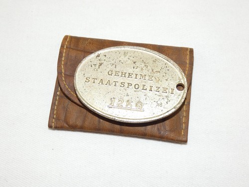 Repro plaque staatpolizei