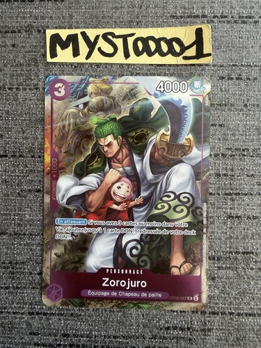 Carte one piece zorojuro - one,