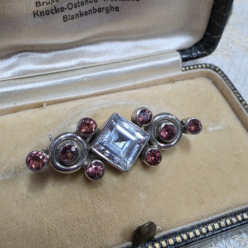 Petite broche col argent - petite,