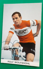 CYCLISME carte cycliste ROLF WOLFSHOHL équipe BIC 1967
